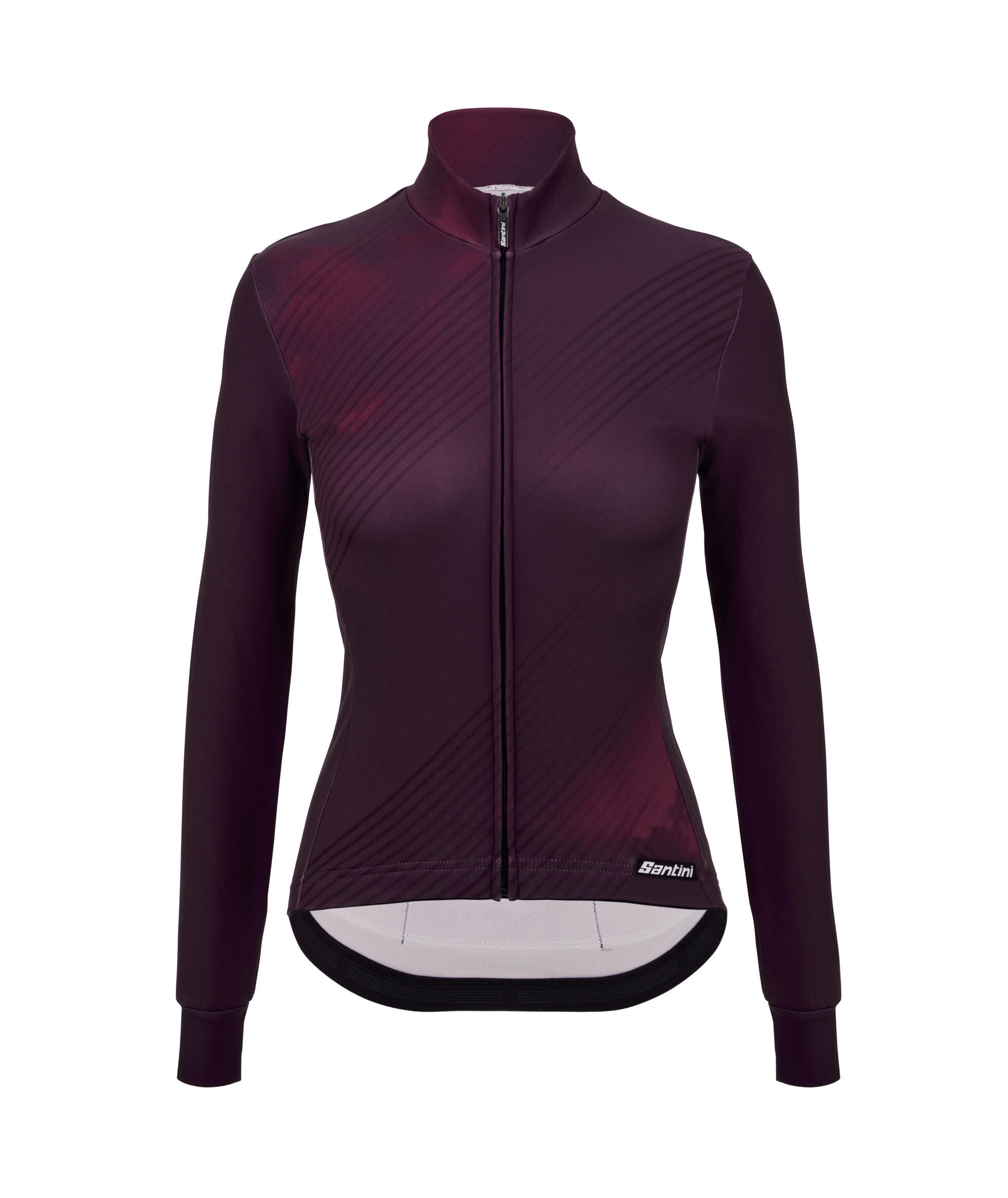 SANTINI Pure Dye - Jersey Voor Dames - Bourgondië - Wielersport