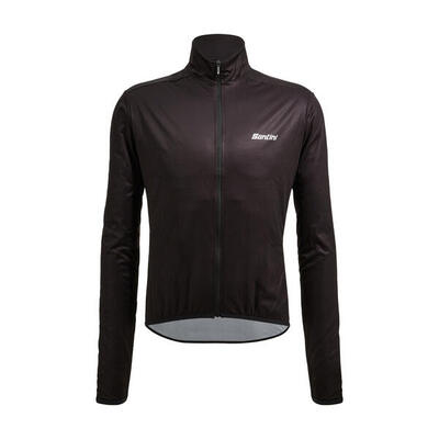 Santini nebula windbreaker jas zwart