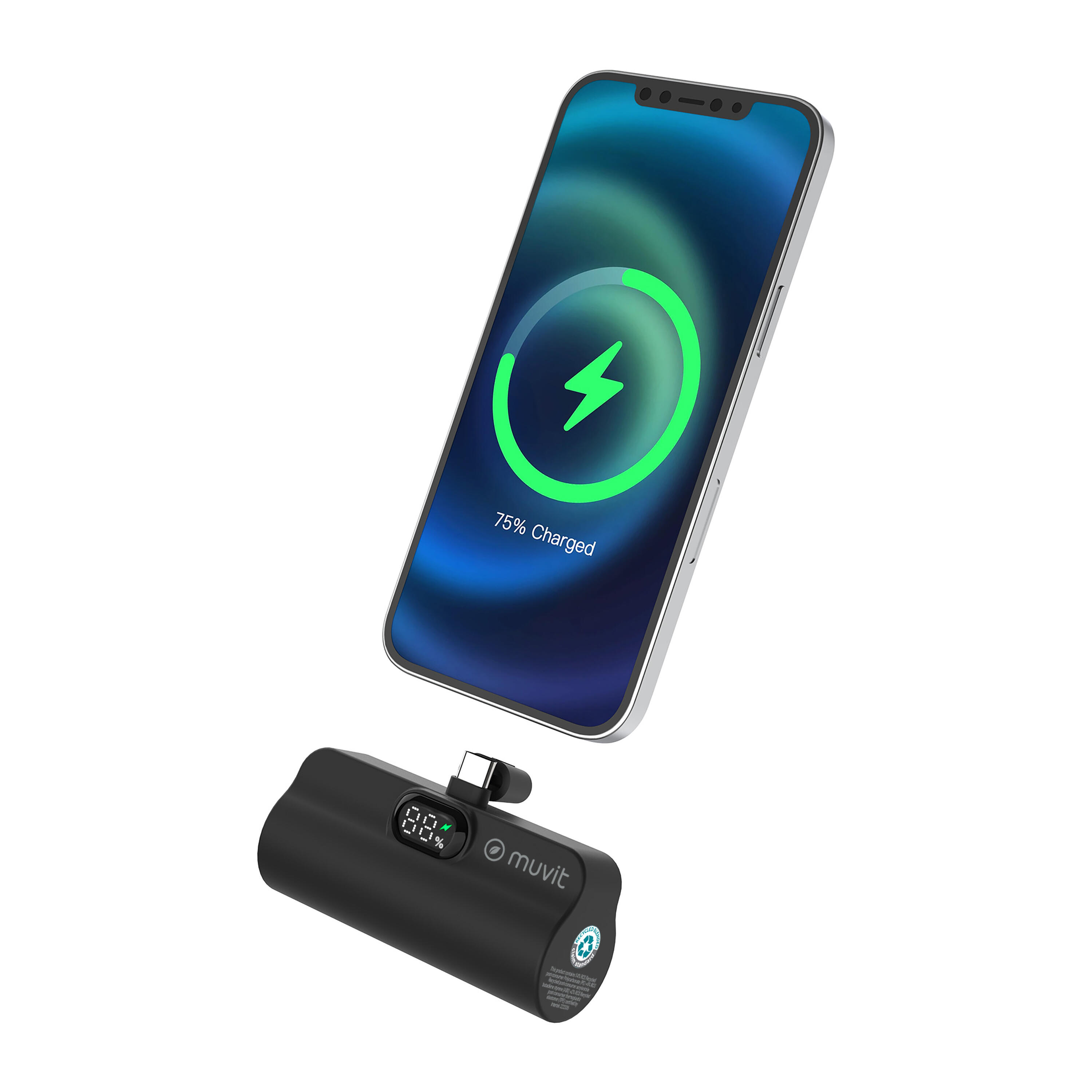 power bank 5000 mAh con conector tipo C 5/7