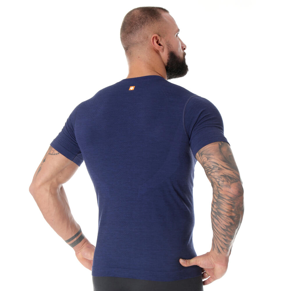 Koszulka turystyczna OUTDOOR WOOL PRO z wełną merino Męska 3/7