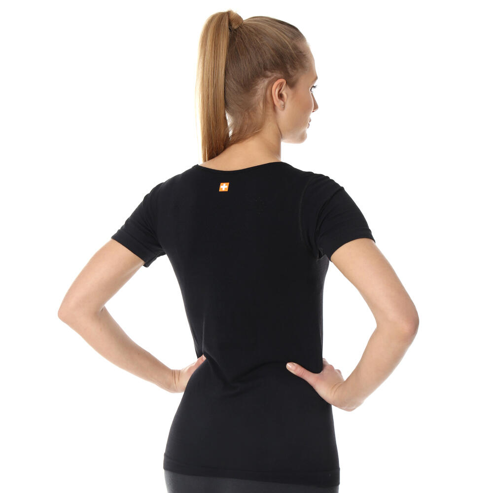 Koszulka turystyczna OUTDOOR WOOL PRO z wełną merino Damska 3/4