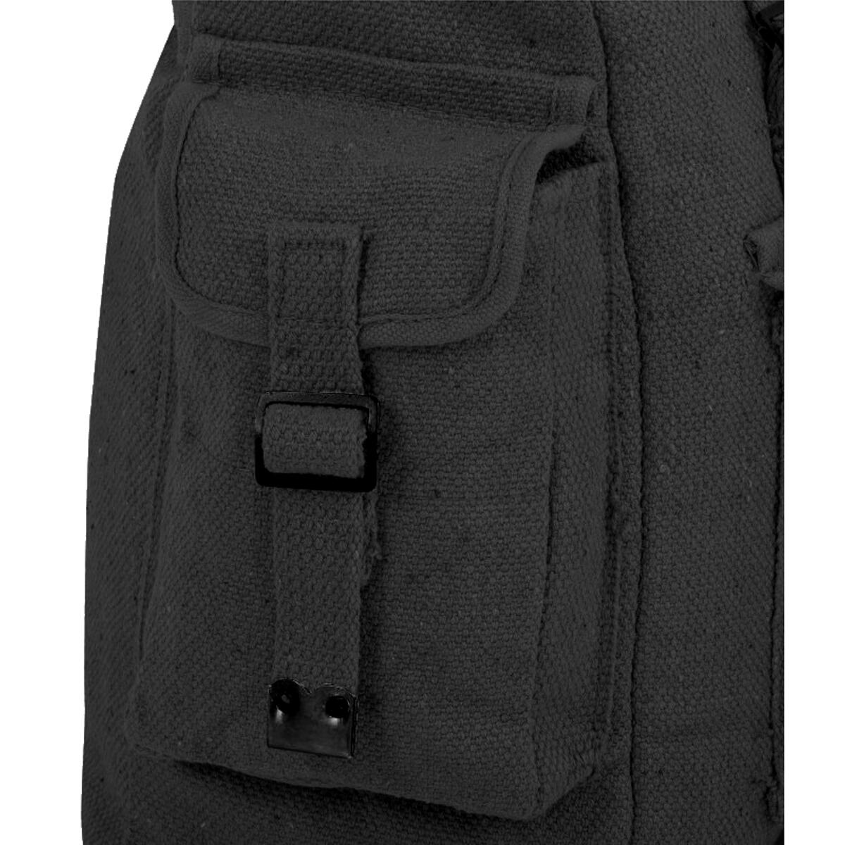Highlander Large Pocketed Web Backpack Black 5/5
