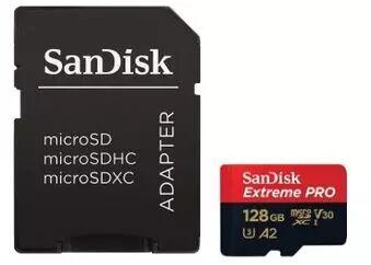 Tarjeta microSDXC SanDisk Extreme Pro 128 GB Clase 10 U3 2/4
