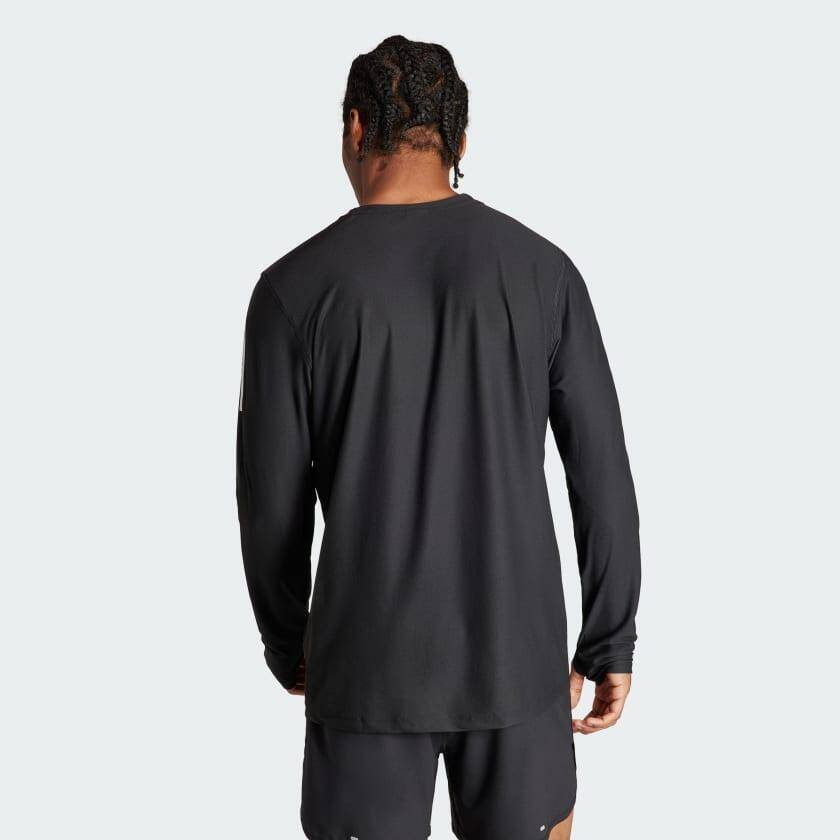 Adidas OTR B LS Men Running T-shirts Black -  2