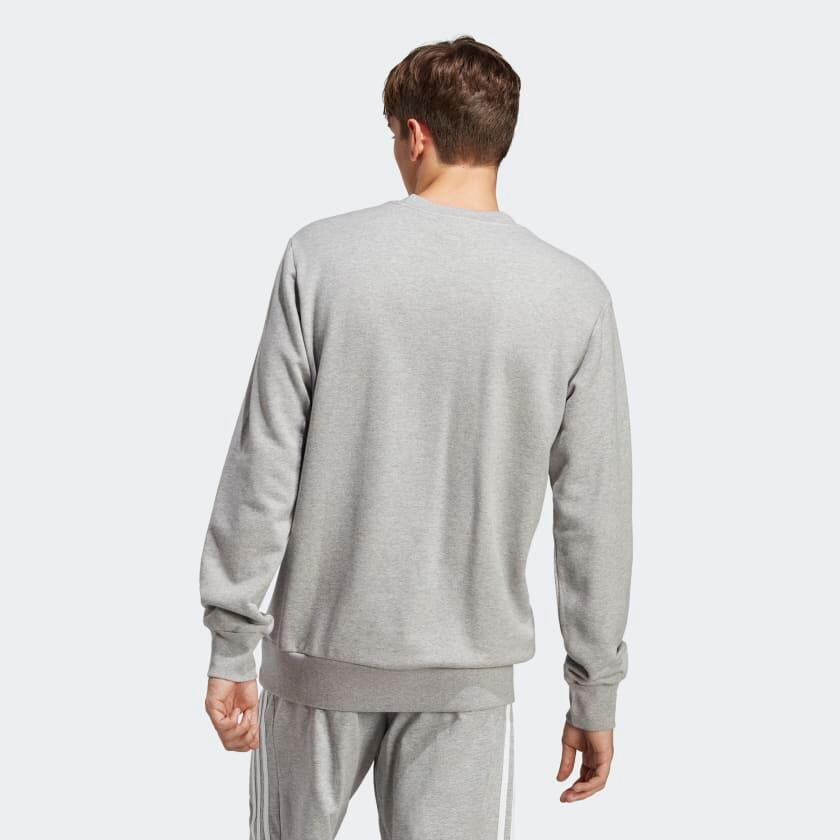 Adidas M SL FT SWT Men Sports Sweatshirts Grey