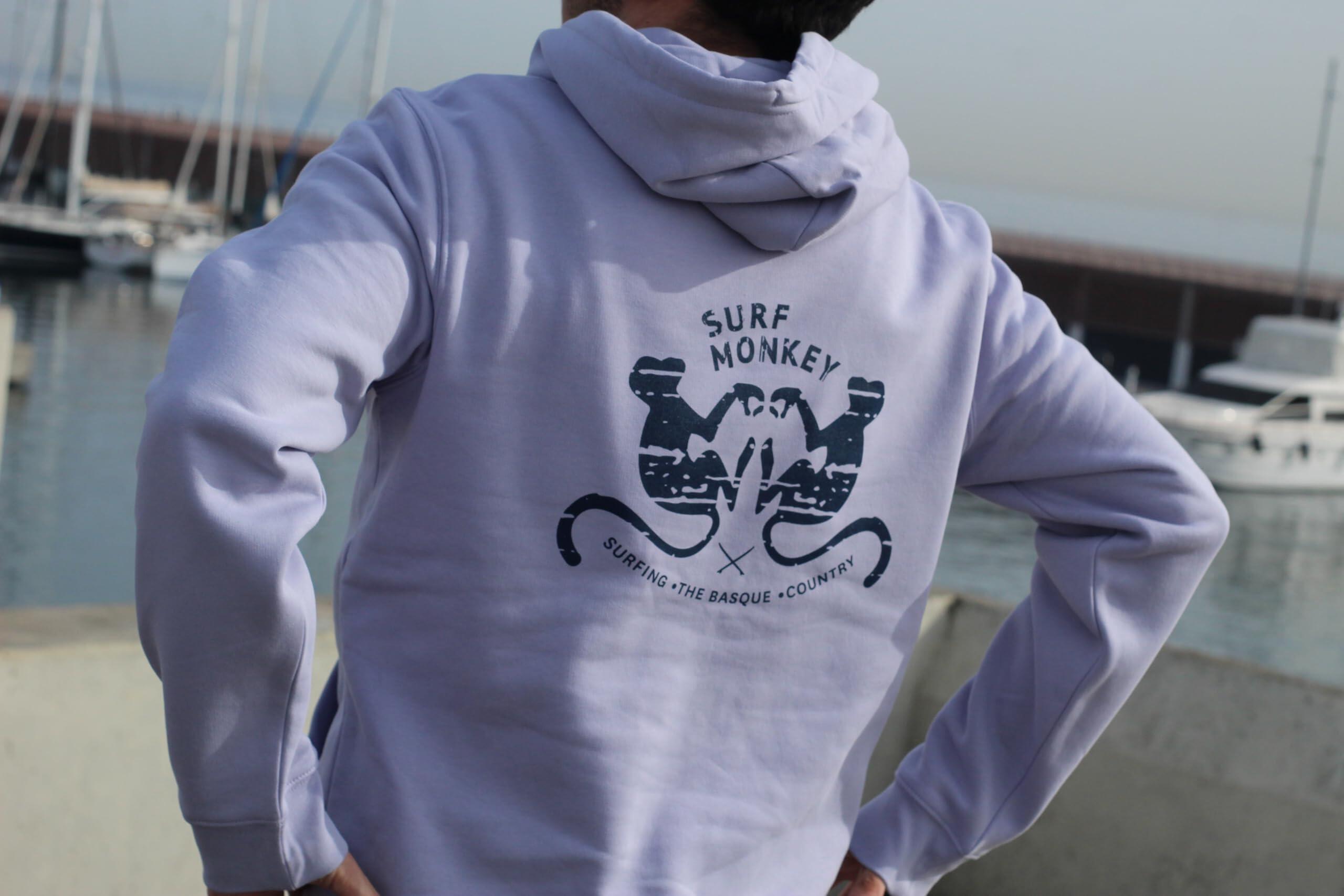 Sweat en Coton Bio - 2 Monkeys - Capuche / Adulte (Lilas) 3/4
