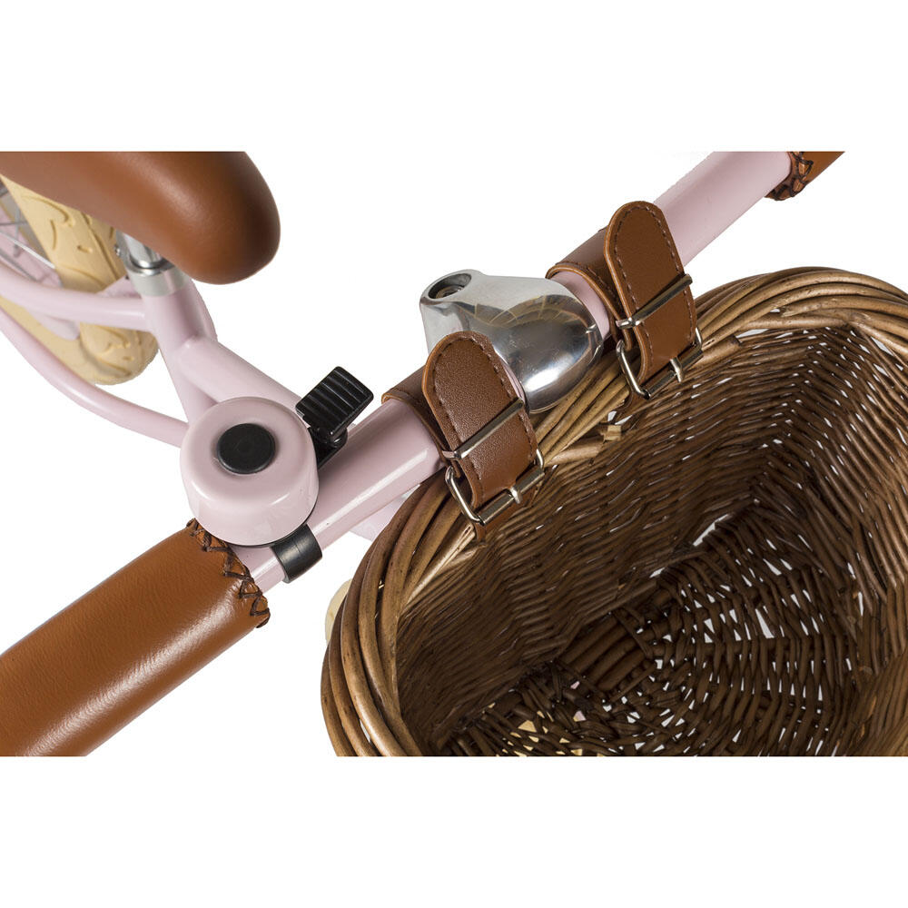 BALANCE BIKE ROSA CLARO AÇO CICLO SEM PEDAIS CRIANÇAS 3-5 ANOS BALANCE 5/5