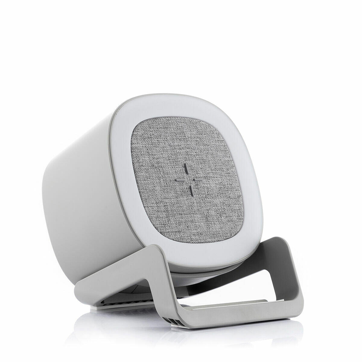 INNOVAGOODS Altoparlante con Caricabatterie Wireless e Luce LED InnovaGoods