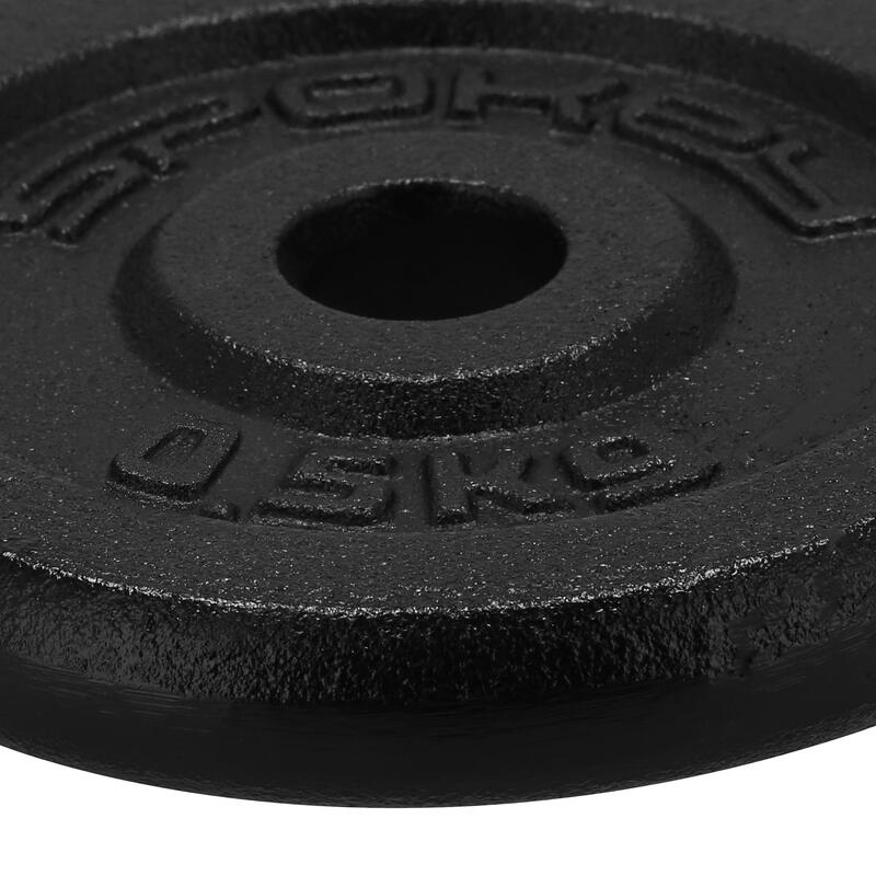 Talerz obciążenie żeliwne na sztangę Spokey Sinis 0,5 kg