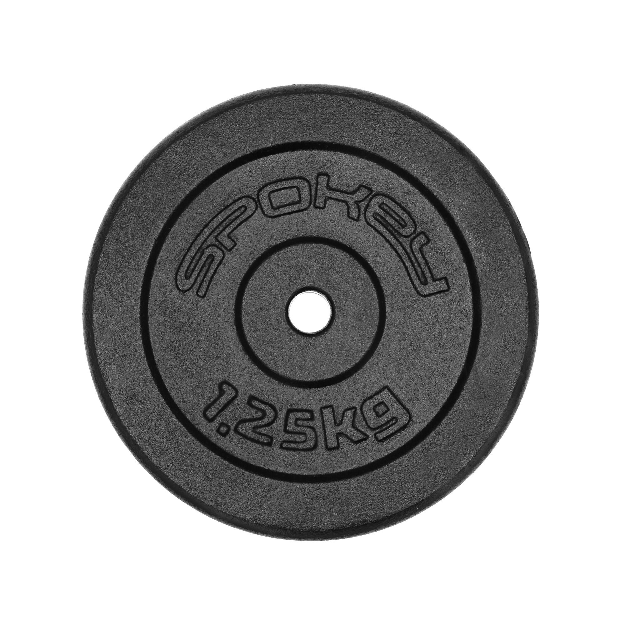 Talerz obciążenie żeliwne na sztangę Spokey Sinis 1,25 kg 3/5