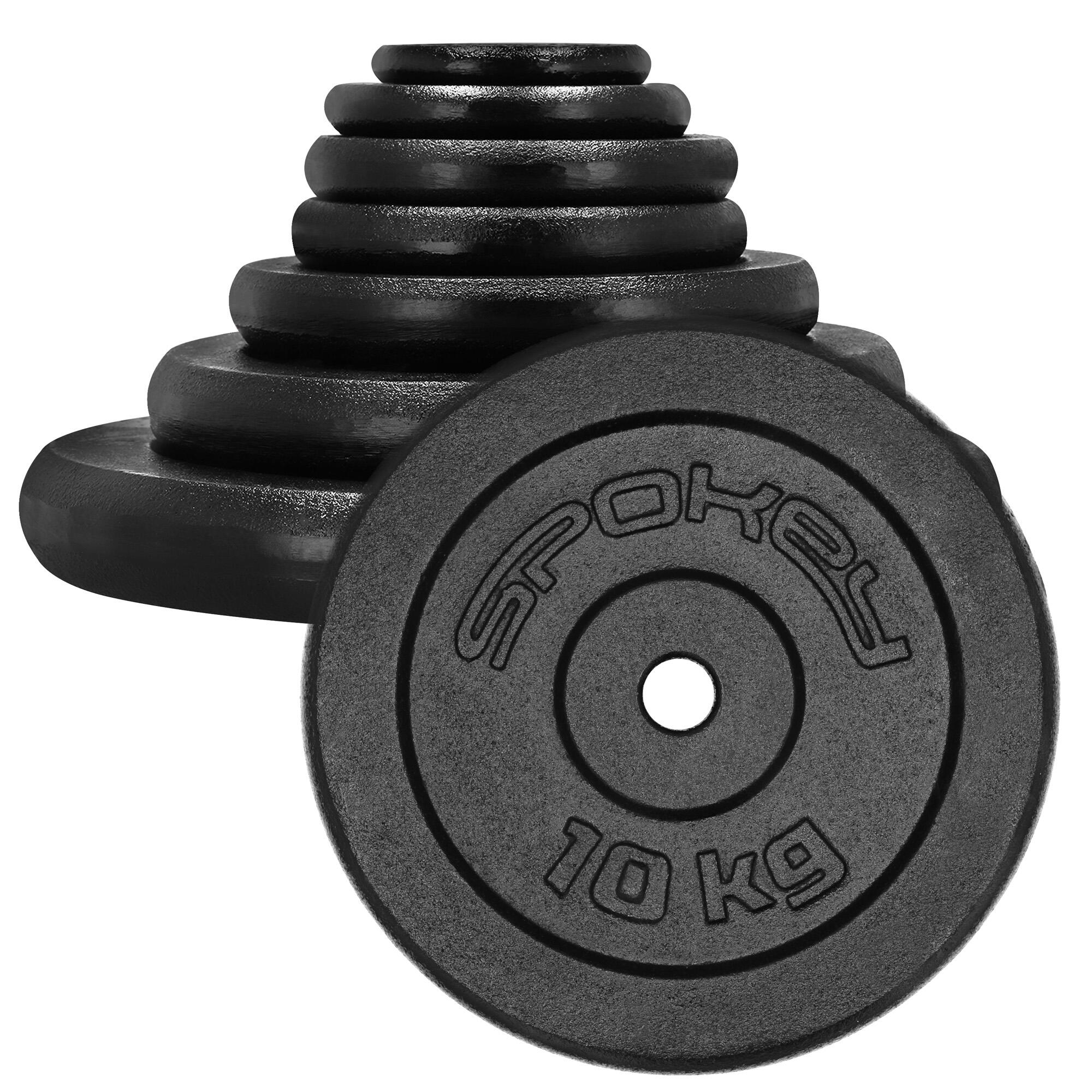 Talerz obciążenie żeliwne na sztangę Spokey Sinis 10 kg 2/5