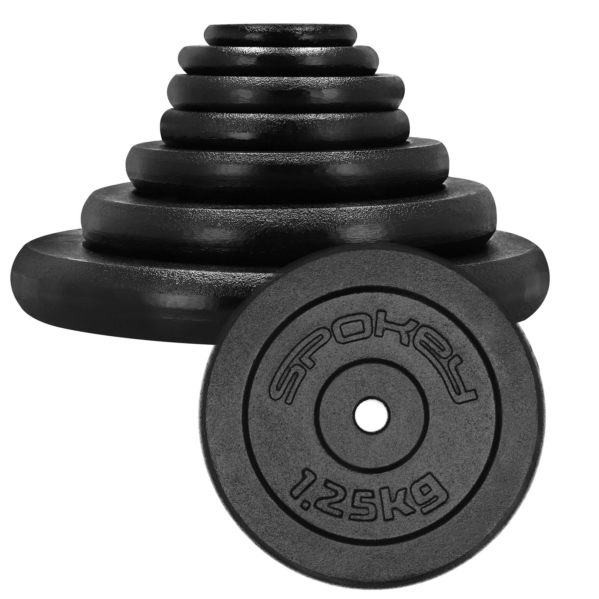 Talerz obciążenie żeliwne na sztangę Spokey Sinis 1,25 kg 2/5