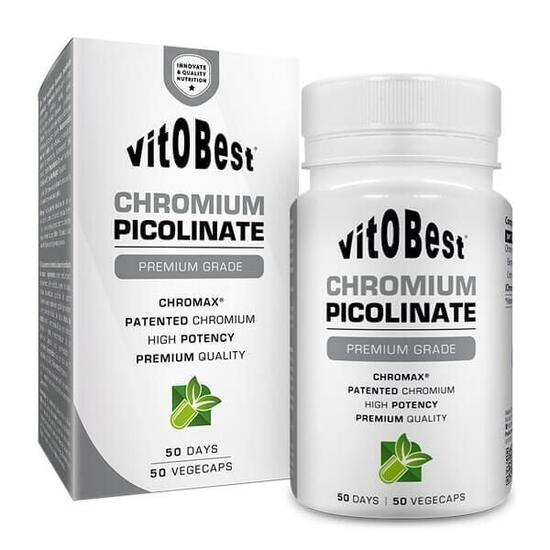 Picolinate de chrome - 50 comprimés de VitoBest