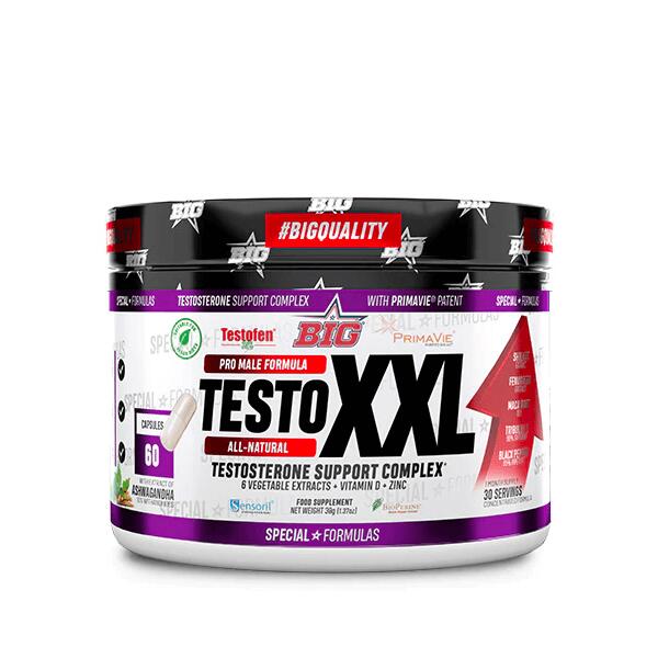 Testo xxl - 60 capsules de BIG Exclusivo Online      32,99€  Preço por quantidade 329,90€kg BIG Testo xxl - 60 capsules de BIGVendido e expedido por: FitnessZone    