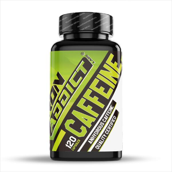 Kofeina 200 mg - 120 kapsułek roślinnych Iron Addict Labs