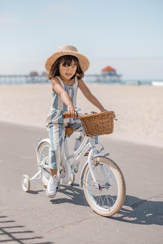 FAHRRAD CREME ALU UND STAHL RADFAHREN KINDER 4-7 JAHRE KÖRPERLICHE BEWEGUNG 7/7