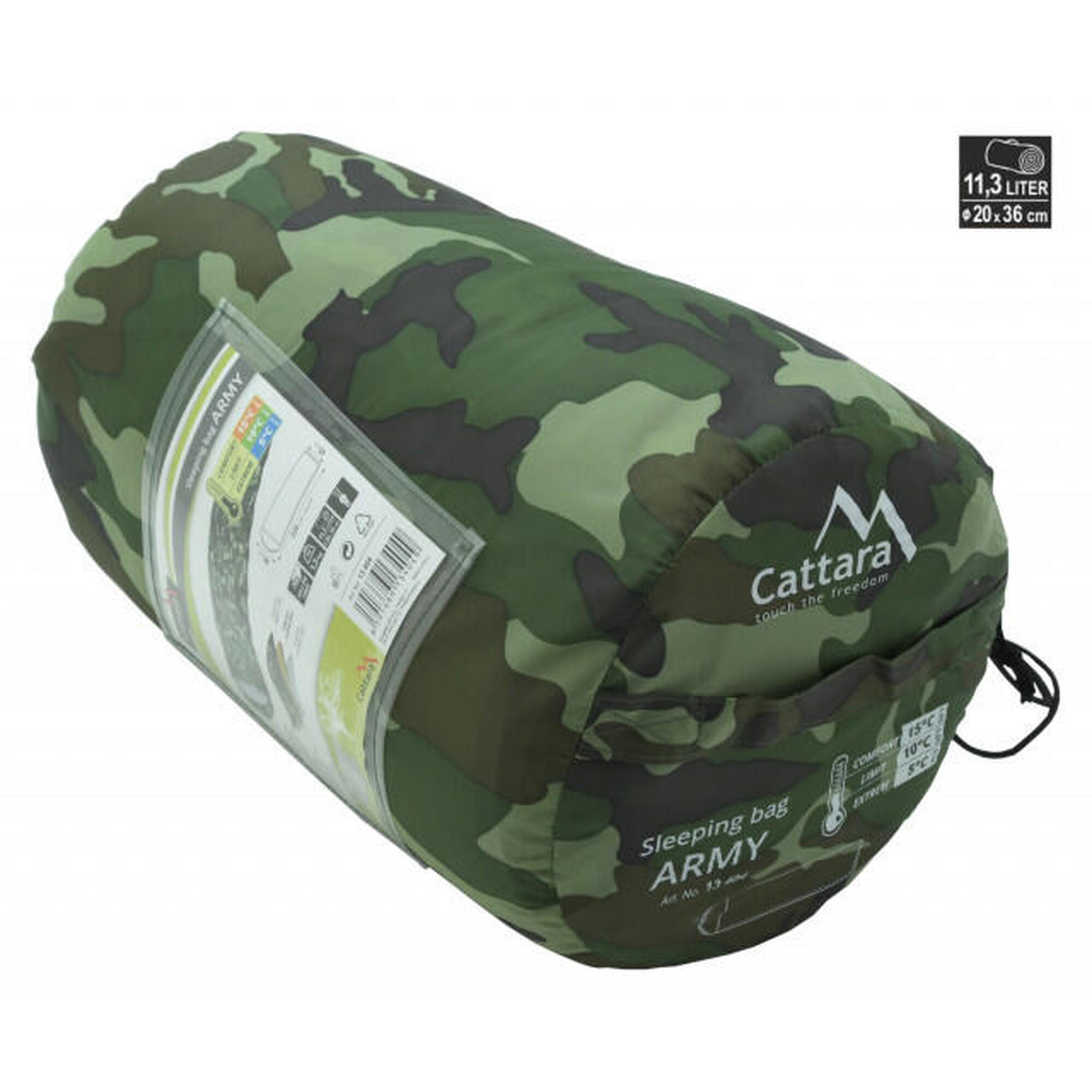 Sac de dormit army Cattara 5°C