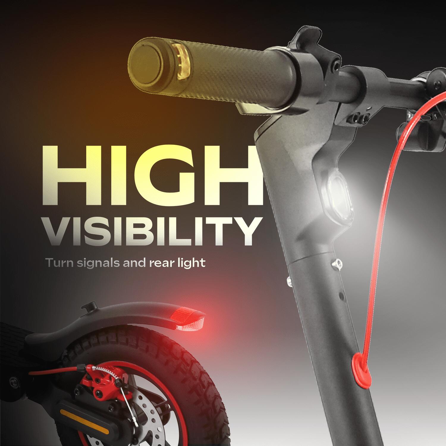 UrbanGlide 100 MAX PLUS 250W elektrische scooter - 10" - 350W - 7/5Ah - bereik 6/7