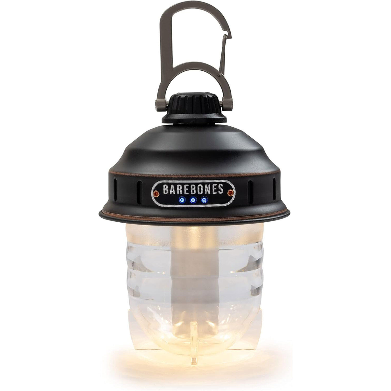 Camping Laterne Beacon Light Retro Lampe Dimmbar Stahl USB Akku LED 2/7