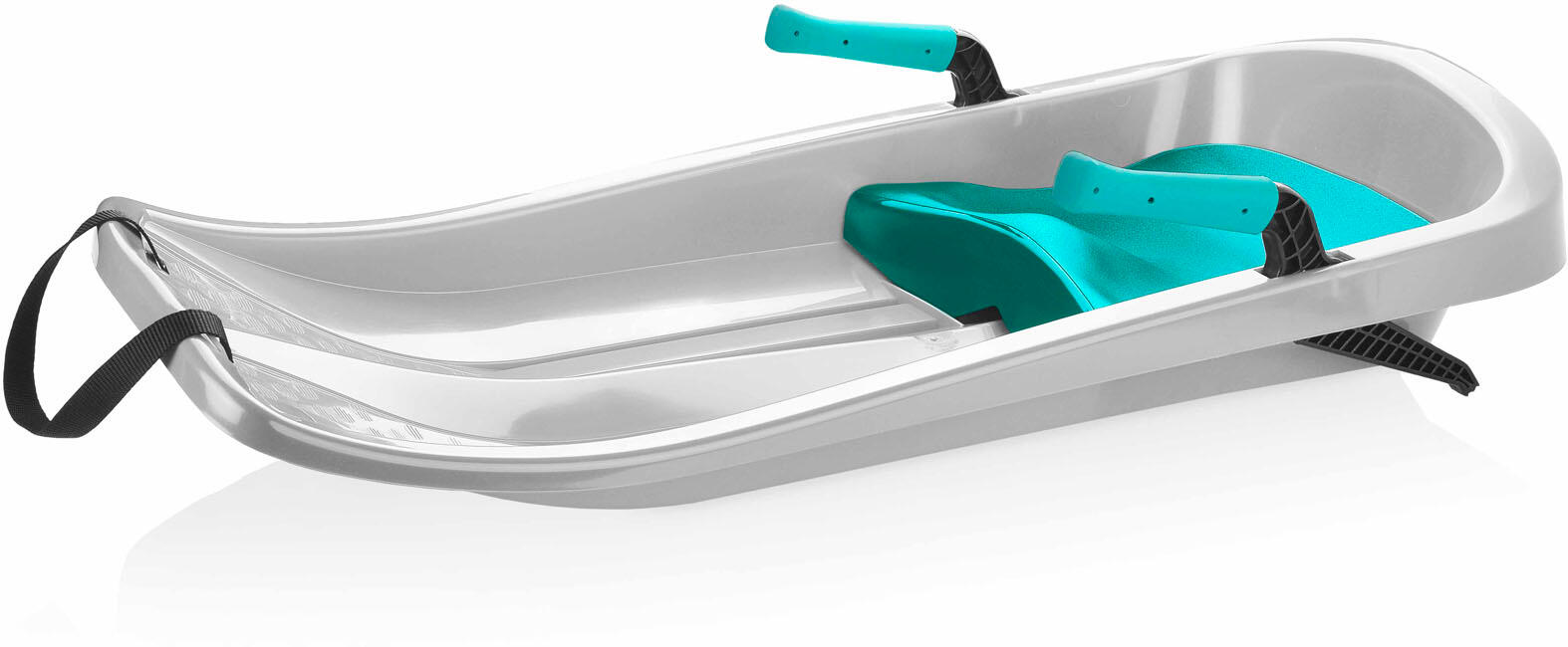 Sanie Gizmoriders Tron, alb — scaun ergonomic, frâne