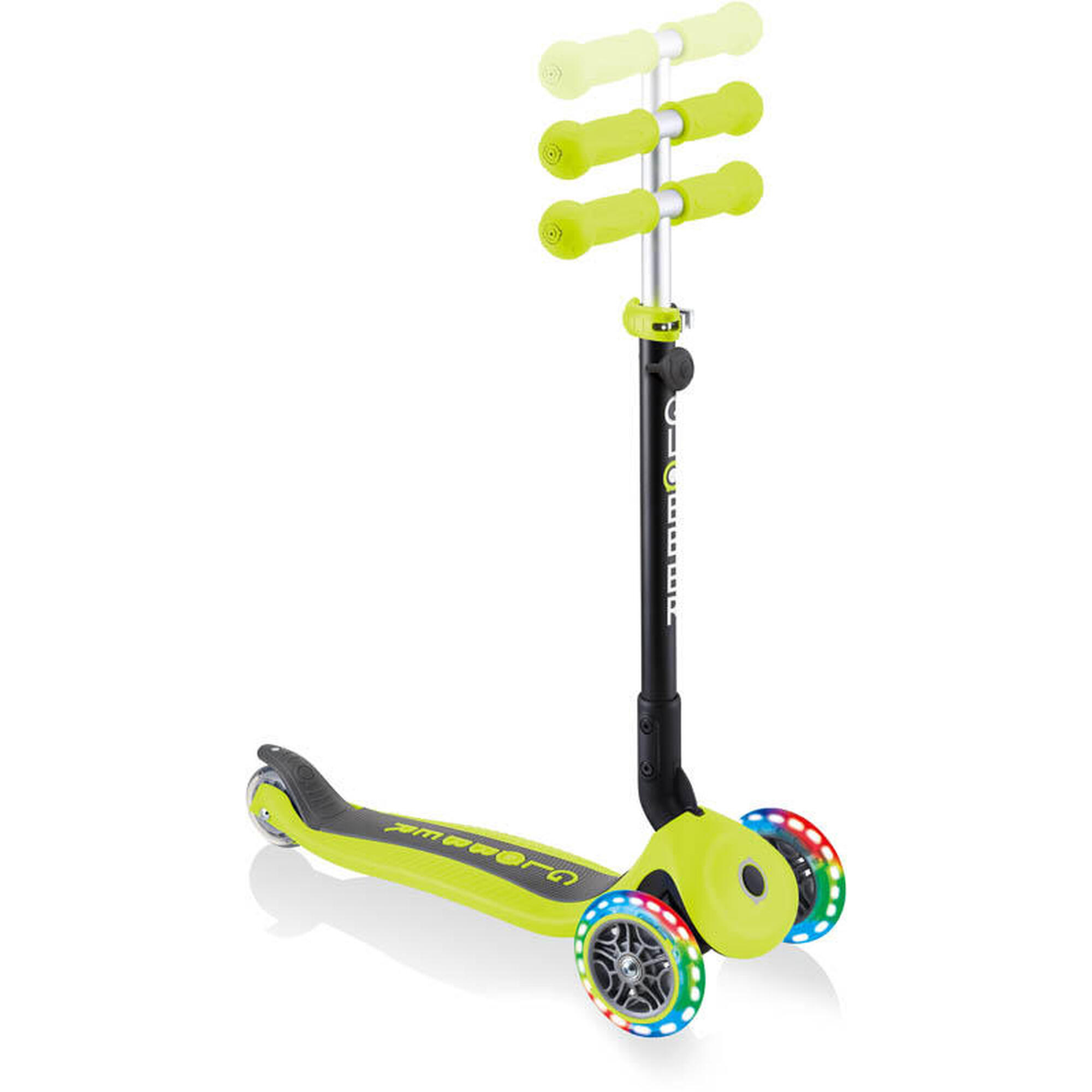 Globber draisienne / Tricycle | GO UP Foldable Plus Lights | Vert