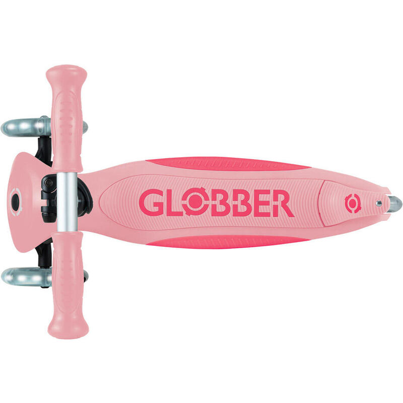 Globber Primo Foldable Plus Lights Pastel Roze