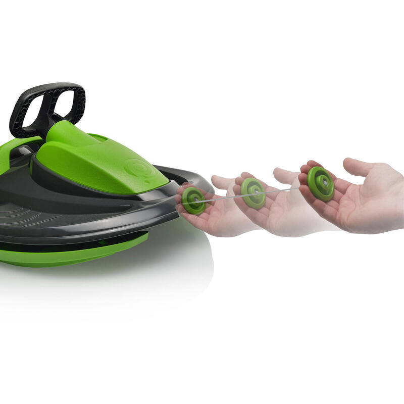 Sanie bob Gizmo Riders Stratos, verde, 2 persoane