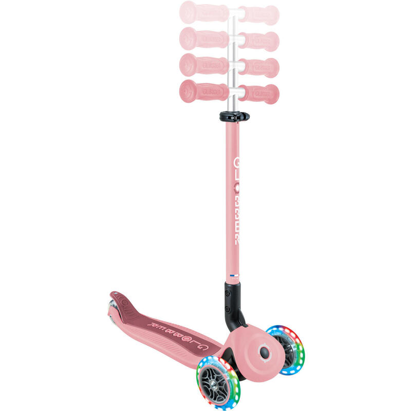 Trottinette évolutive GO-UP ACTIVE LIGHTS - Rose pastel