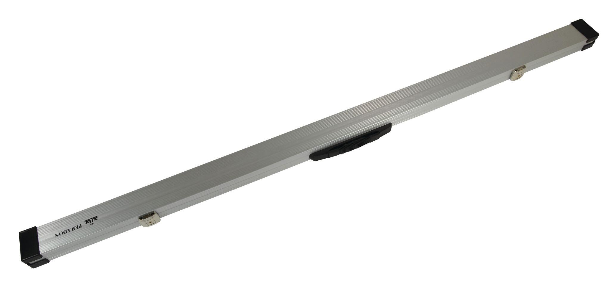 PERADON ALUMINIUM SILVER 1 PIECE CUE CASE 2/3