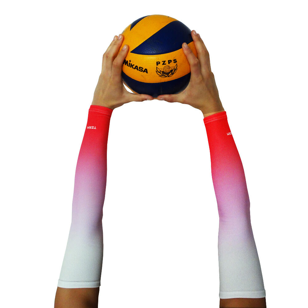Rękawki siatkarskie unisex JG TEAM prążkowane długie 2/5