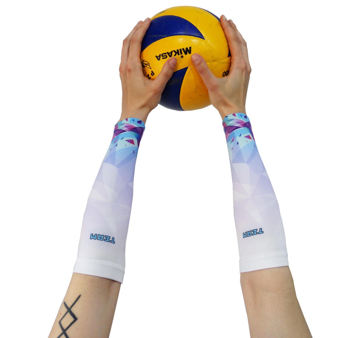 Rękawki siatkarskie unisex JG TEAM bioactiv krótkie 2/5