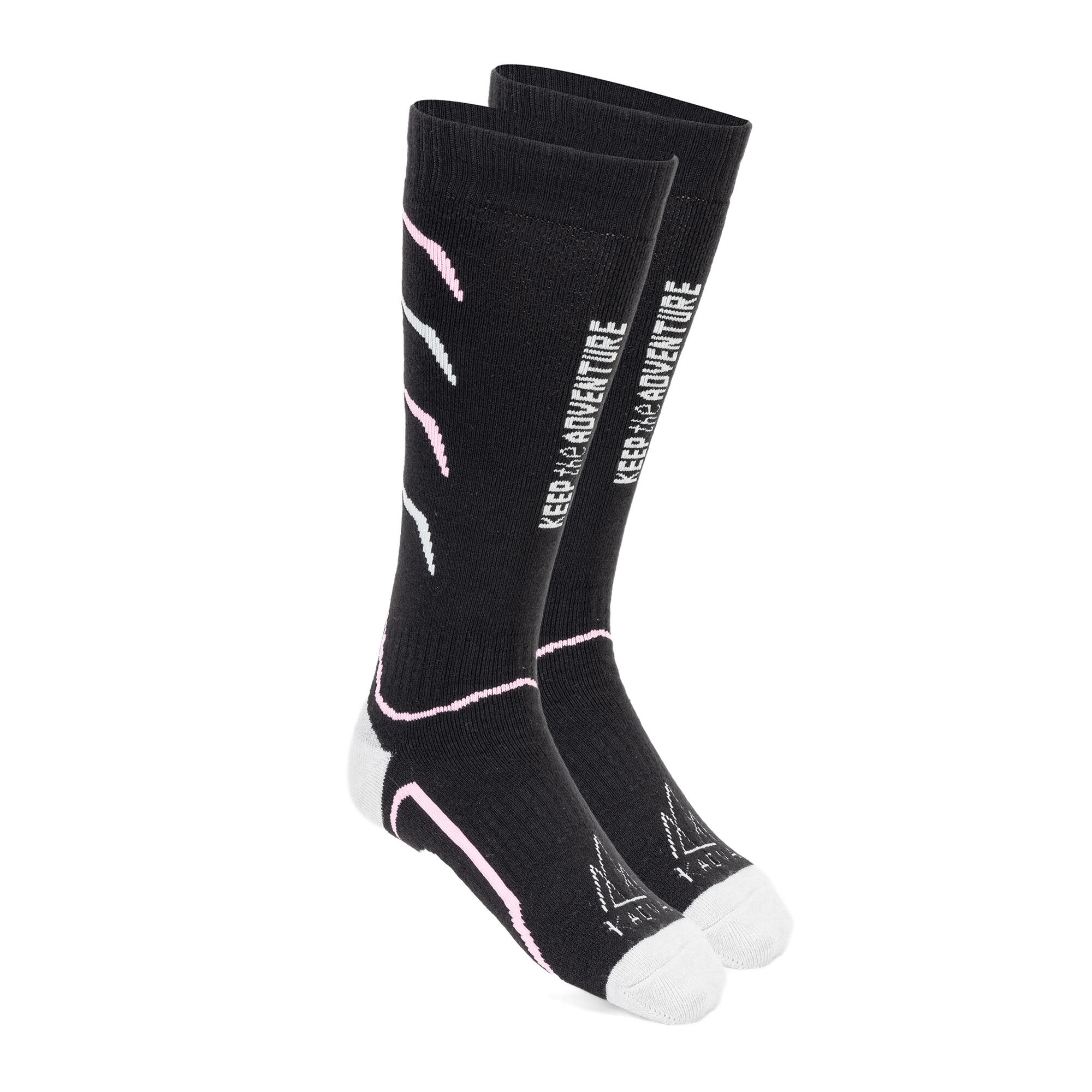 Kadva - Chaussettes De Ski Femme Kadva Woolan W - Sous-chaussette - Noir - 42/44 - Decathlon
