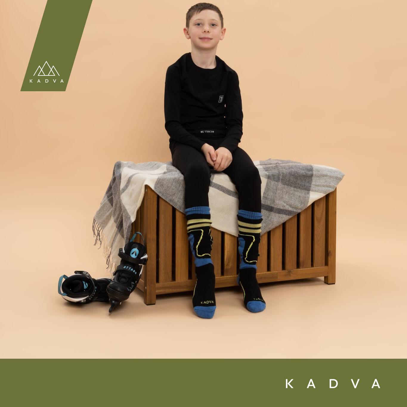 Chaussettes de ski enfant KADVA Woolan Jrb 5/7