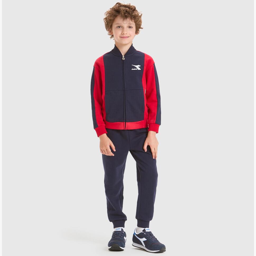 Zestaw dresowy chłopięcy DIADORA JB.TRACKSUIT FZ HOOPLA