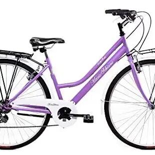 MARIO SCHIANO city bike 28, 7-speed walking bike with Shimano gearbox, Rose