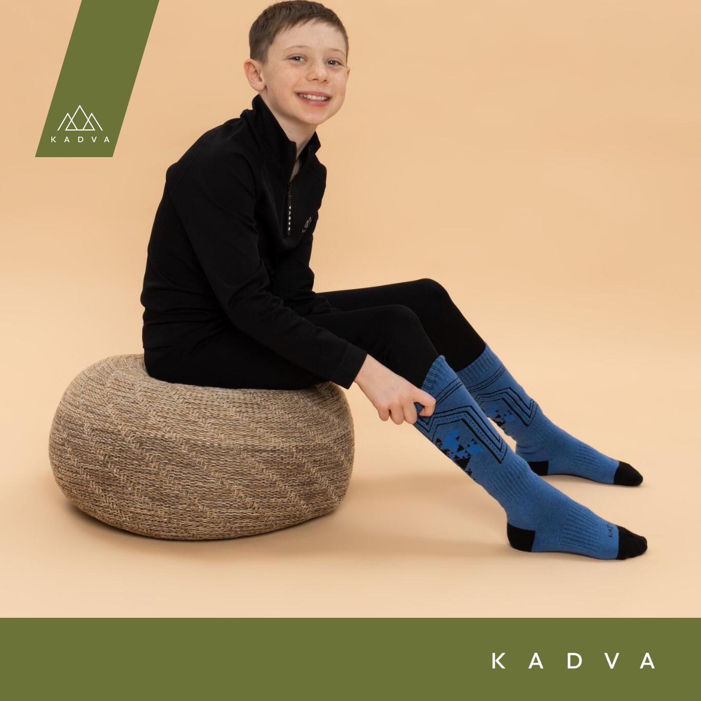 Meias de esqui para criança KADVA Skio Jrb 5/6