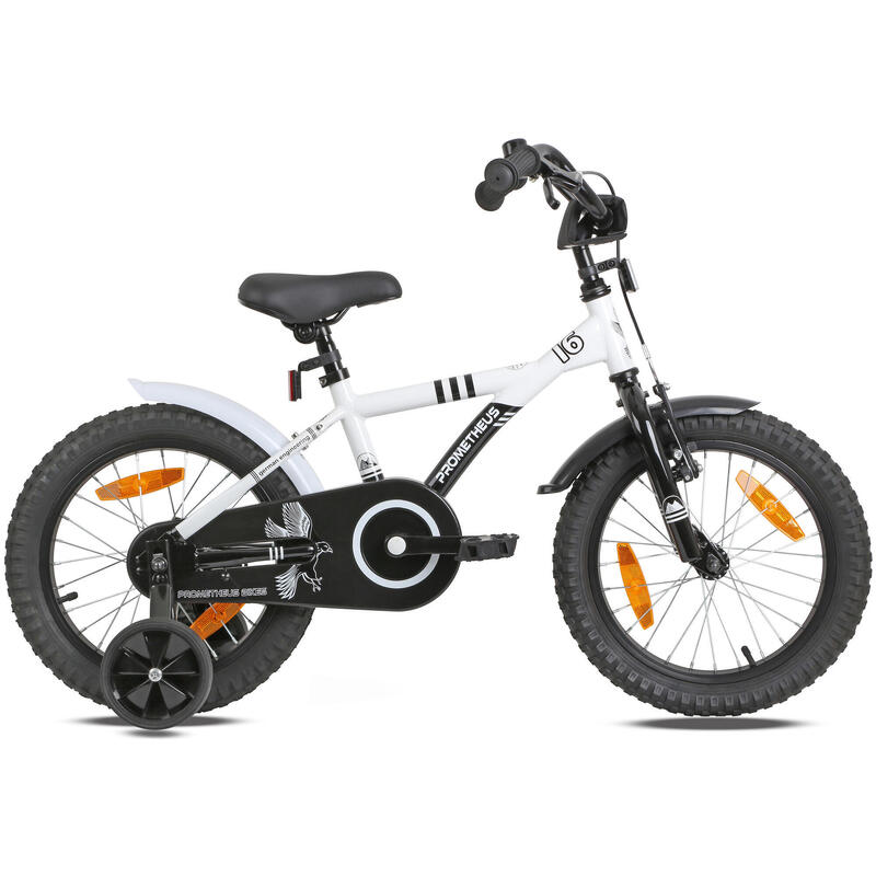 Vélo 16 pouces enfant 4-6 ans avec roues stabilisateurs et rétropédalage
