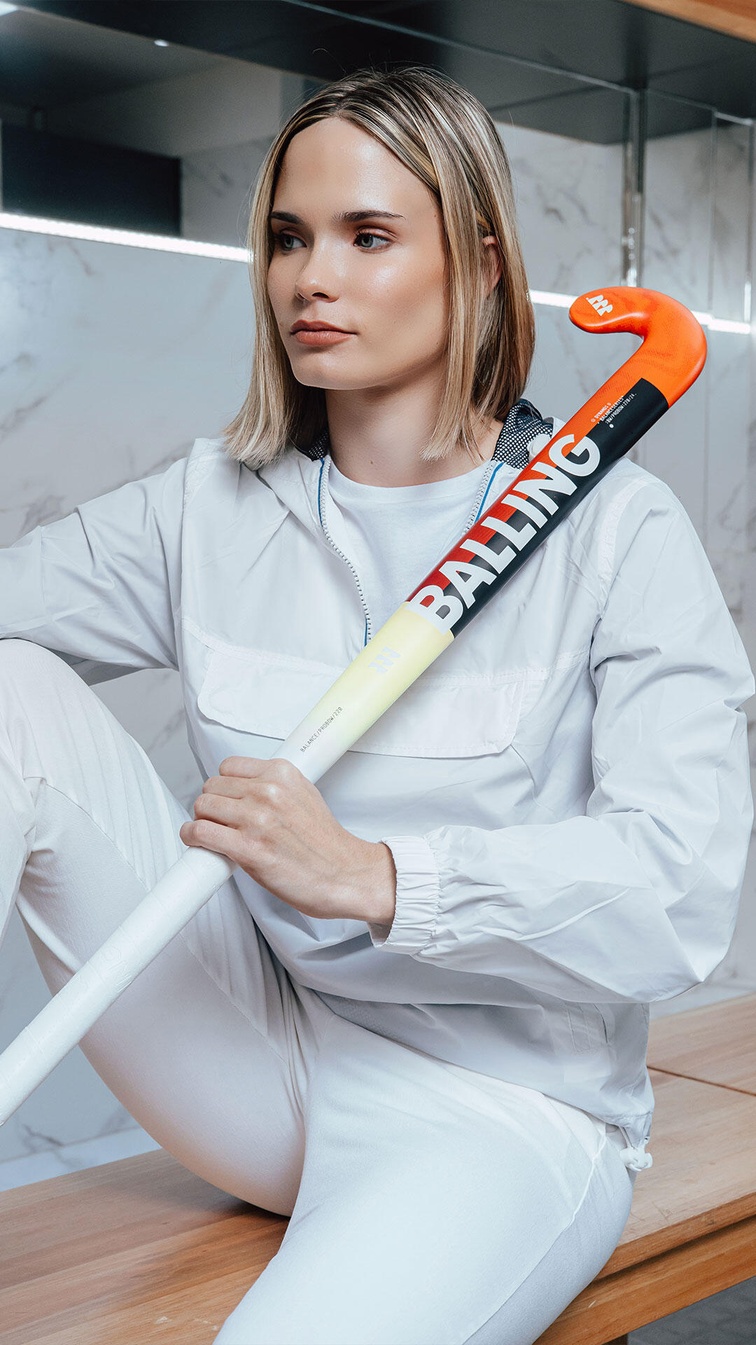 Bastone Hockey Erba Balance 55 Probow Coral 37.5" 4/7