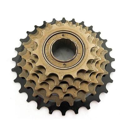 RUOTA LIBERA / PIGNONE 6 VELOCITÀ FILETTO Z 14 - 28 BICI MTB - CITY BIKE