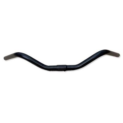 PIEGA MANUBRIO PER BICI ACCIAO NERO CITY BIKE - RESISTENTE ANTIRUGGINE 22.2 MM
