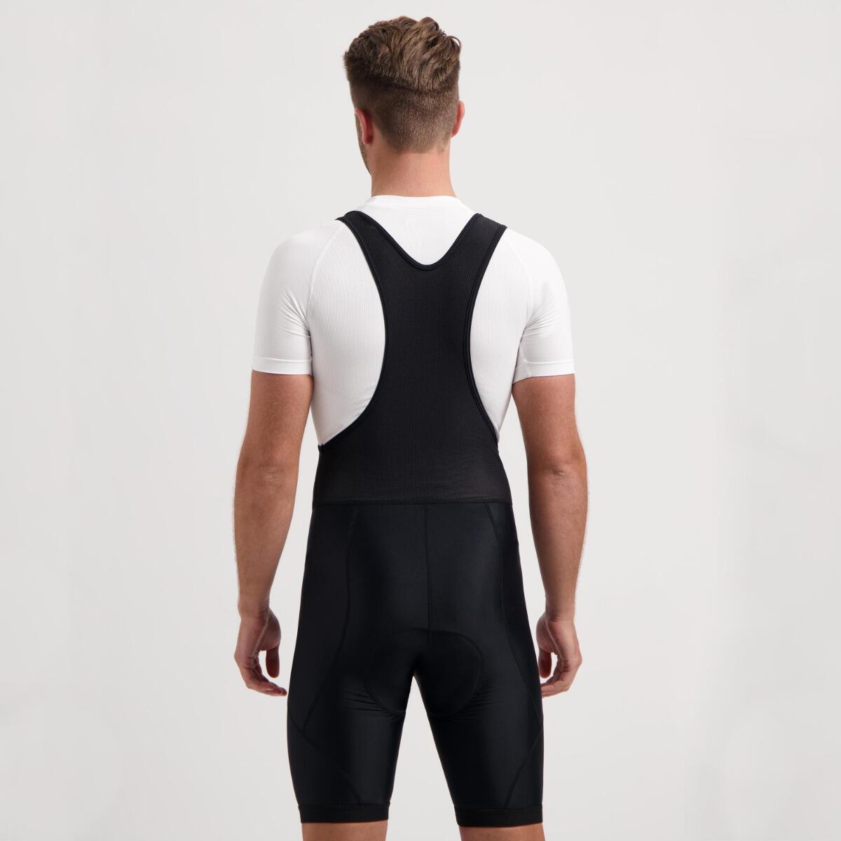 Men's Cycling Bib Shorts Race Fit Core Black 5/7