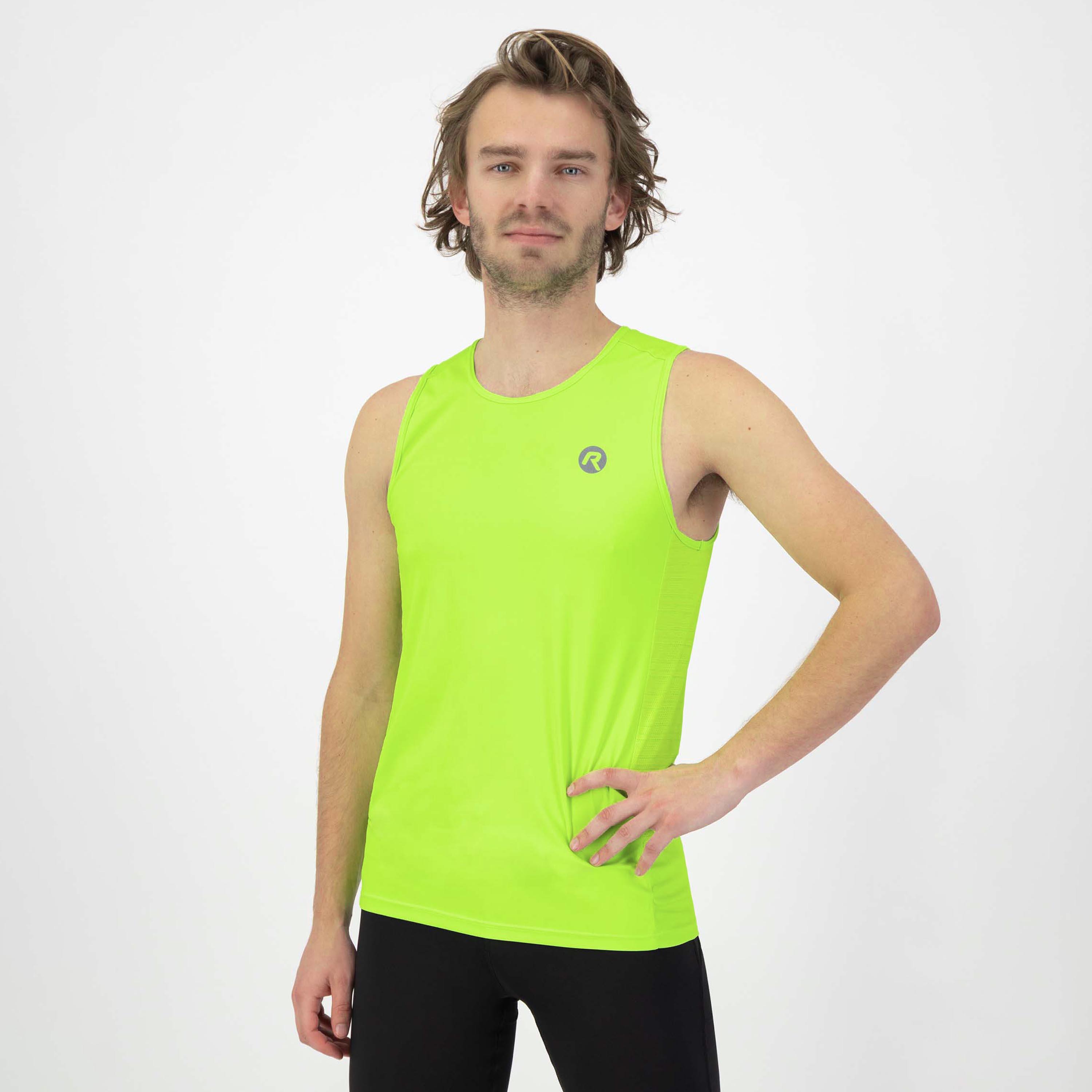 Hardloopsinglet Heren Ademend Mouwloos Hardloopshirt Core 3/7