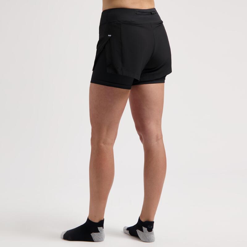 Short 2 EN 1 De Running Femme - Essential
