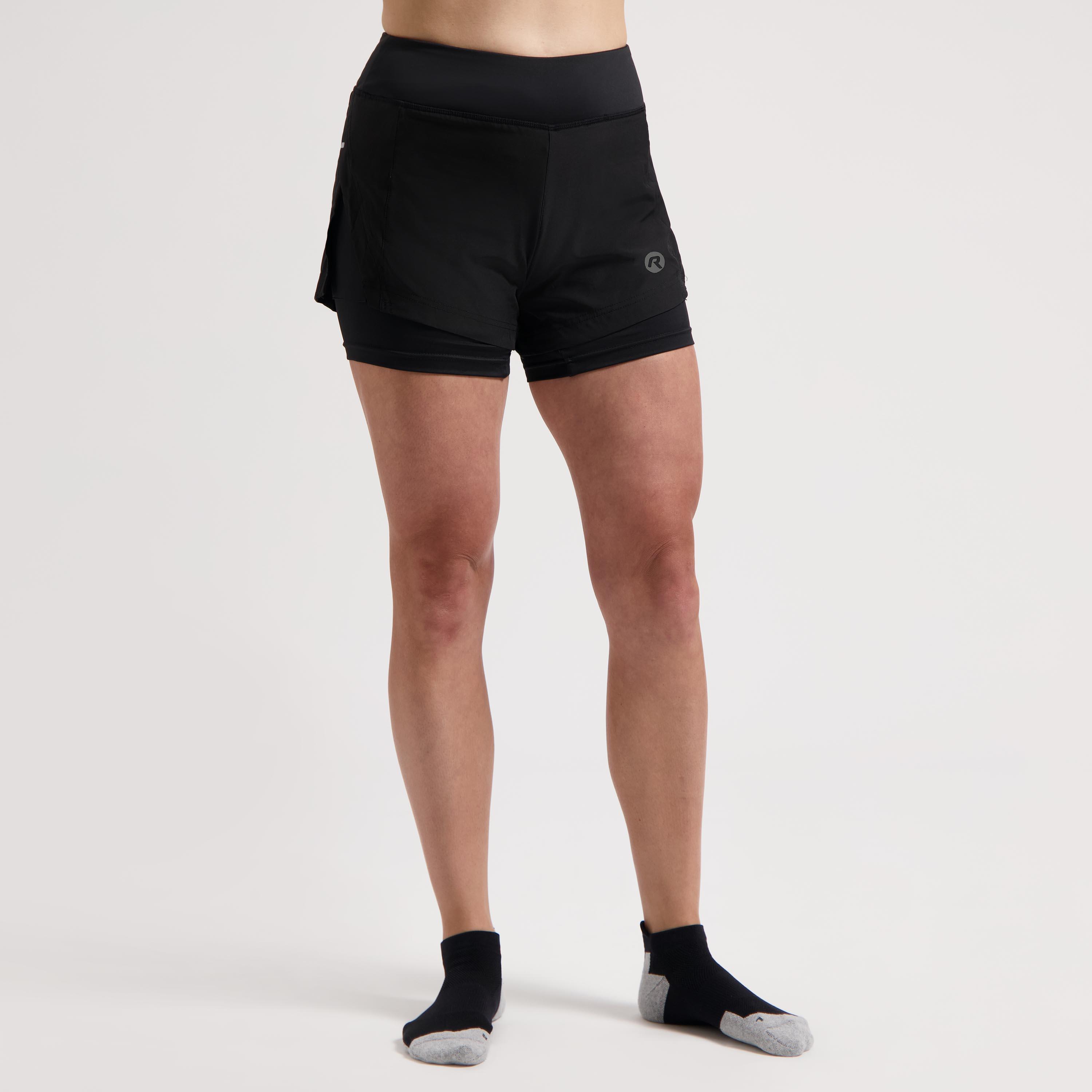 Rogelli - Short 2 En 1 De Running Femme - Essential - Short - Noir - 48 Xl - Decathlon