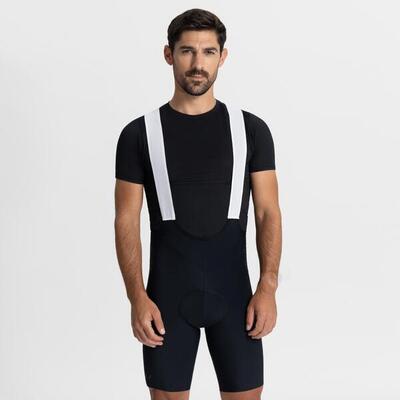 Korte fietsbroek met bretels heren prime 2.0