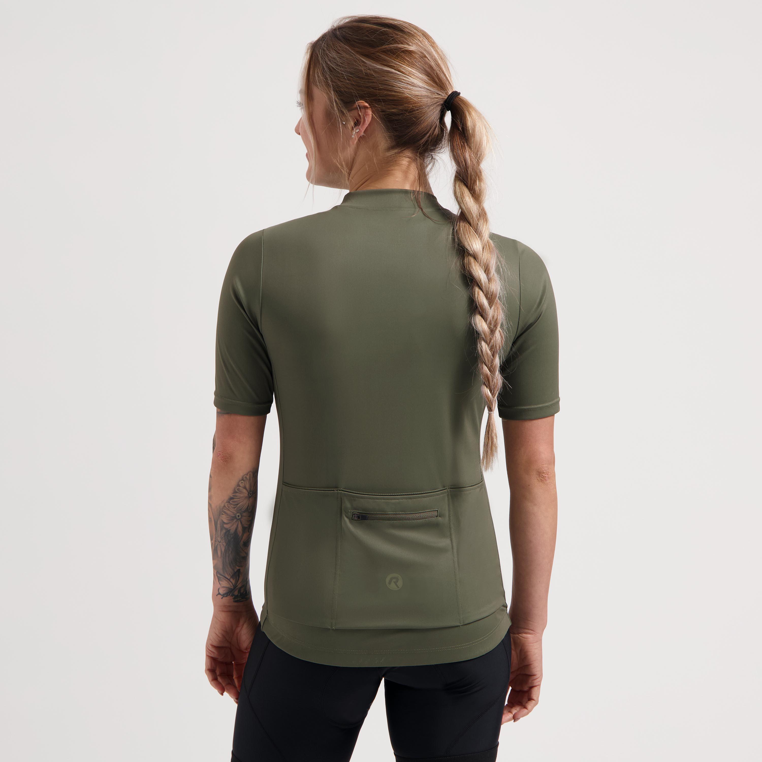 Wielrenshirt Korte Mouwen Dames Core Groen 4/7