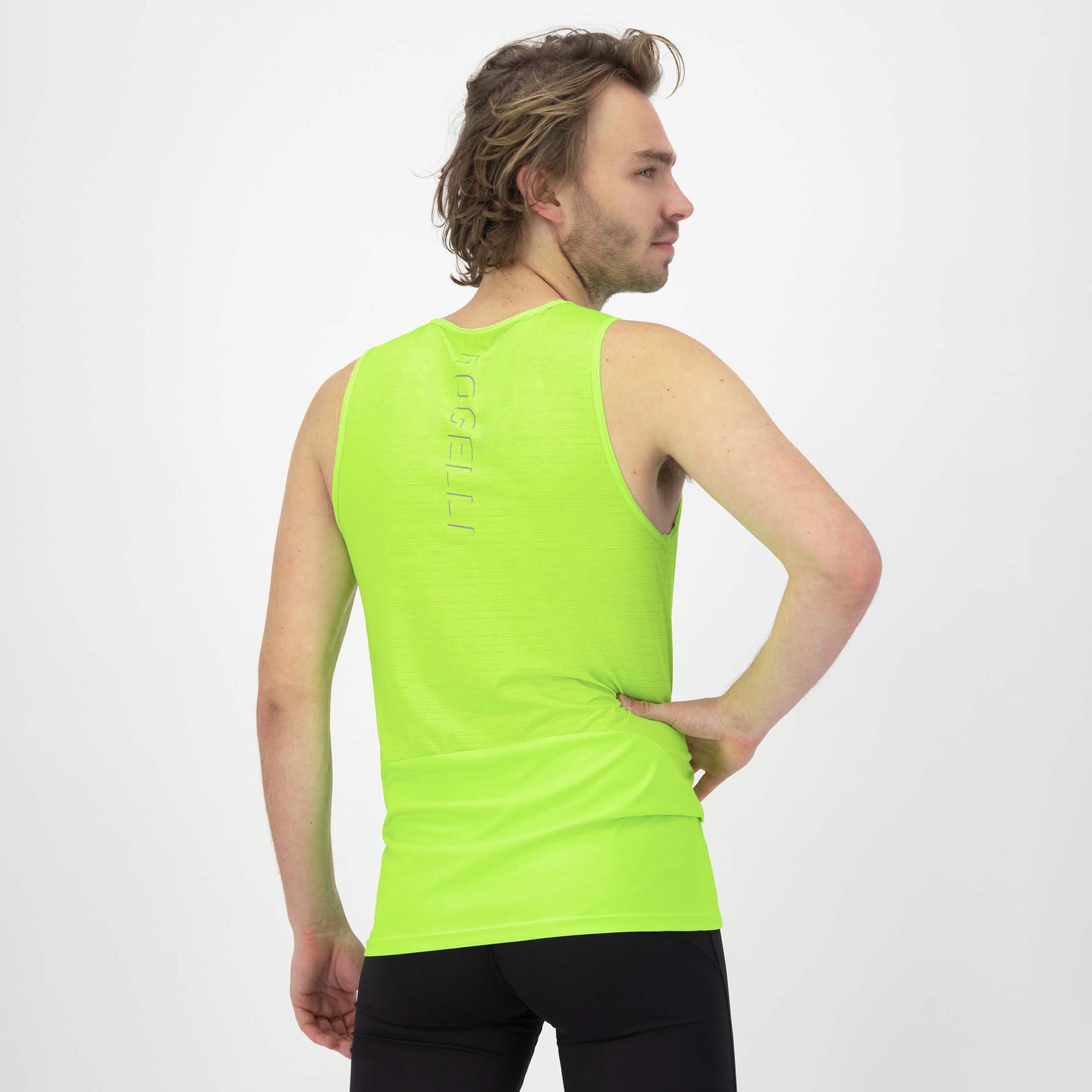 Hardloopsinglet Heren Ademend Mouwloos Hardloopshirt Core 4/7