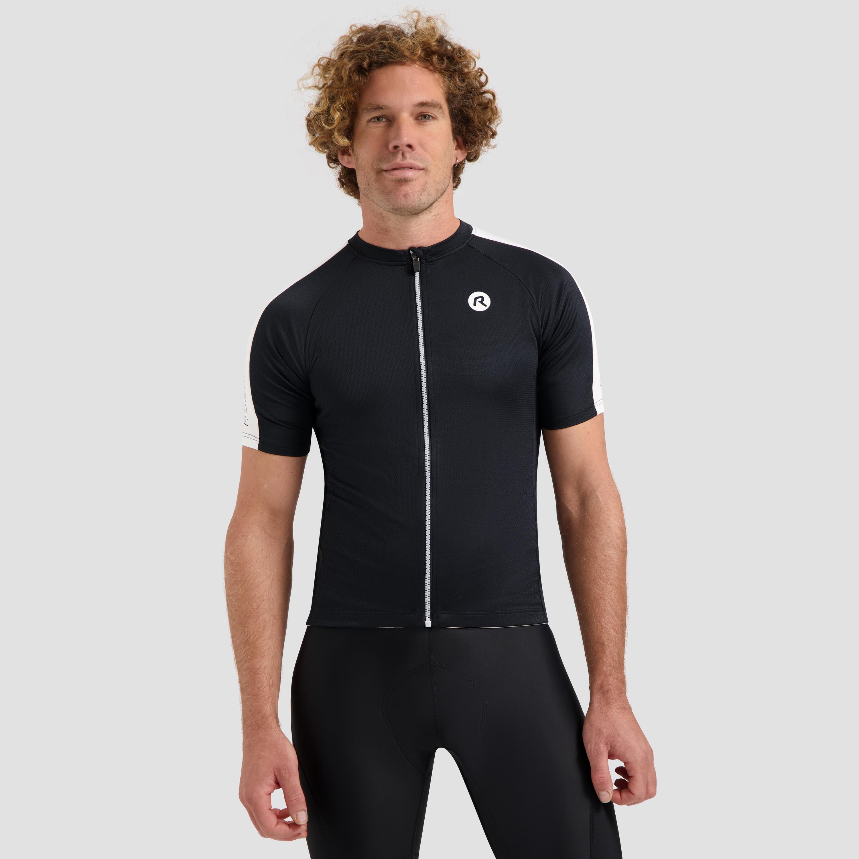 Rogelli - Maillot Manches Courtes Velo Homme - Explore - Maillot Manches Courtes - Blanc|noir - 56 3xl - Decathlon