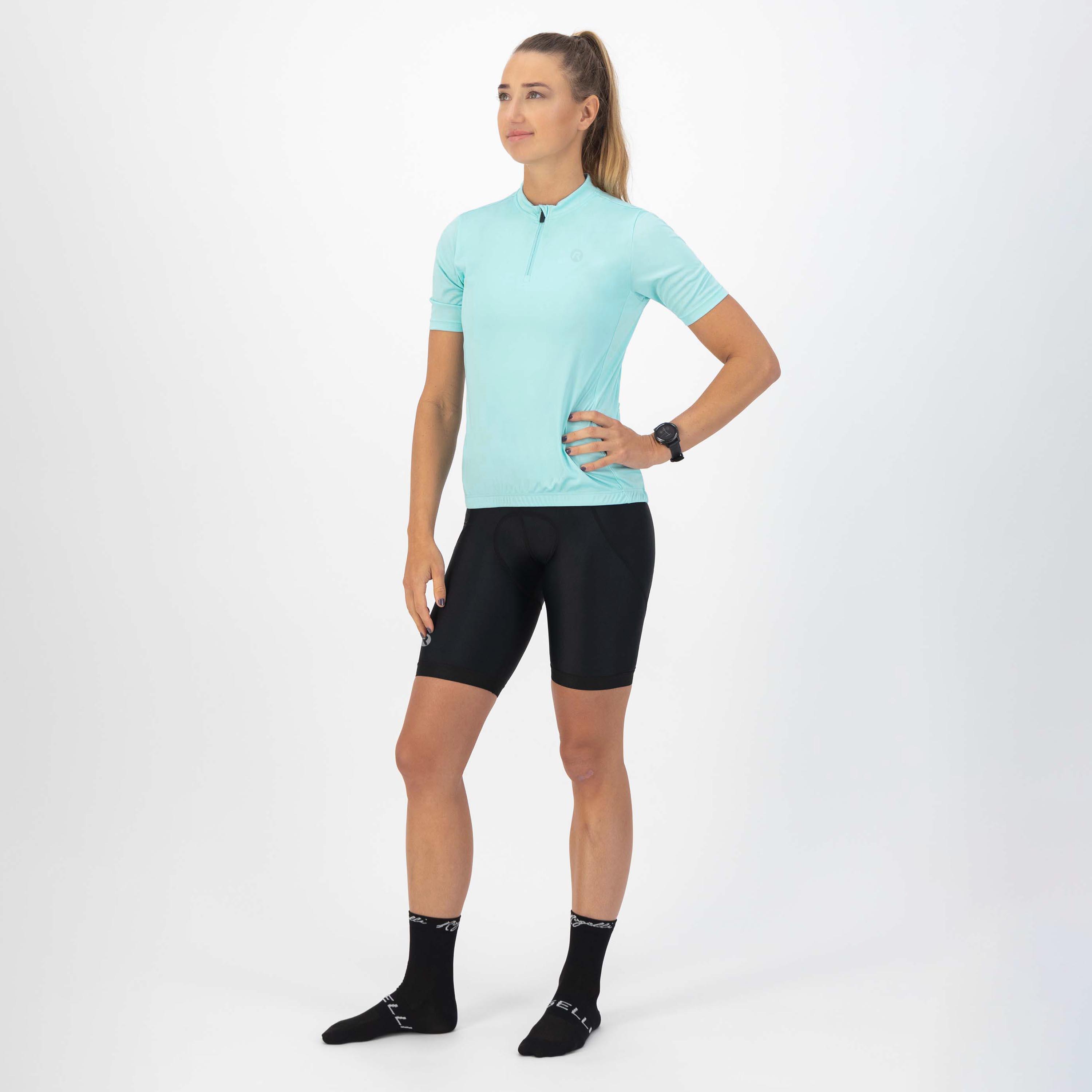 Women's Cycling Jersey Short Sleeve Comfort Fit Core Blue 5/7