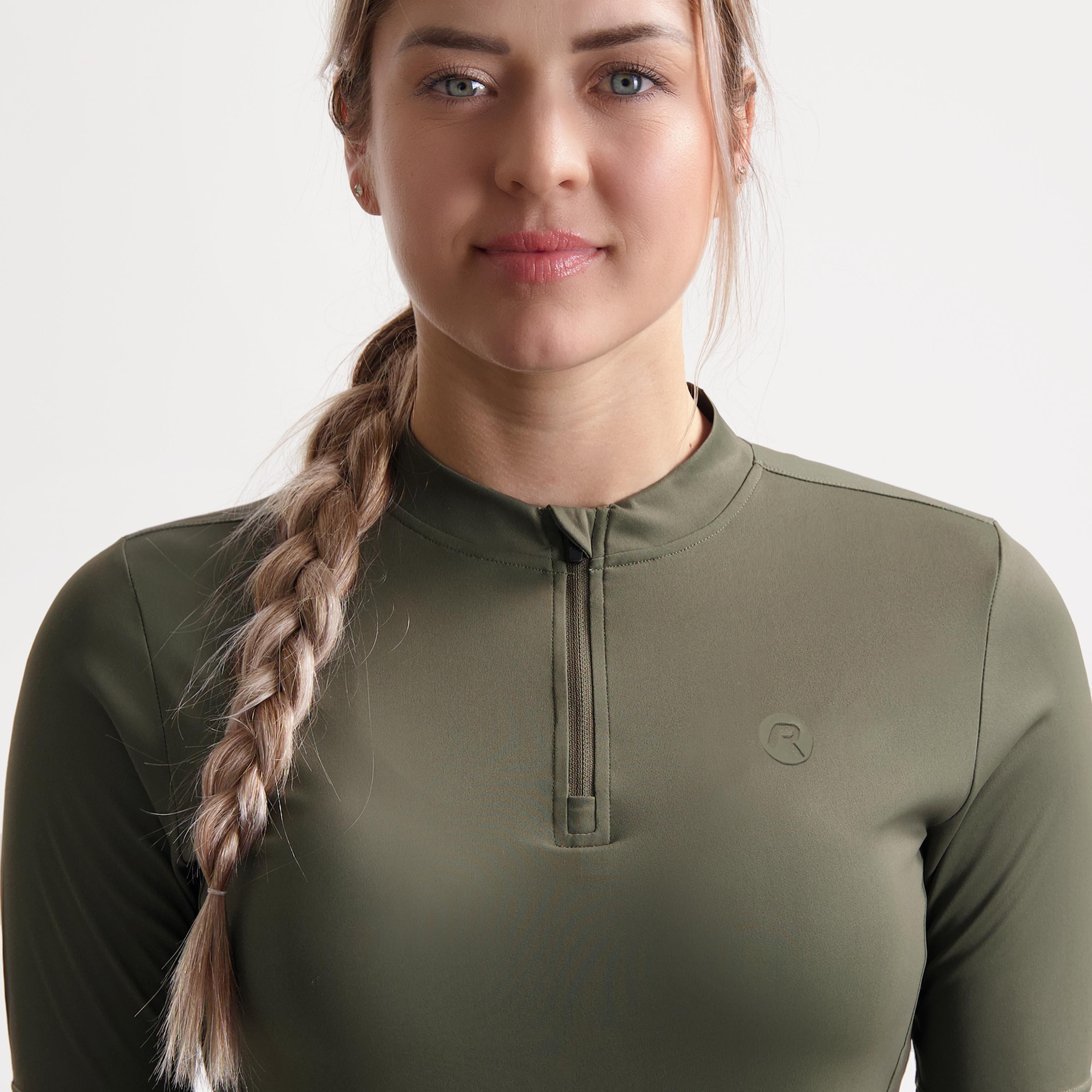 Wielrenshirt Korte Mouwen Dames Core Groen 5/7